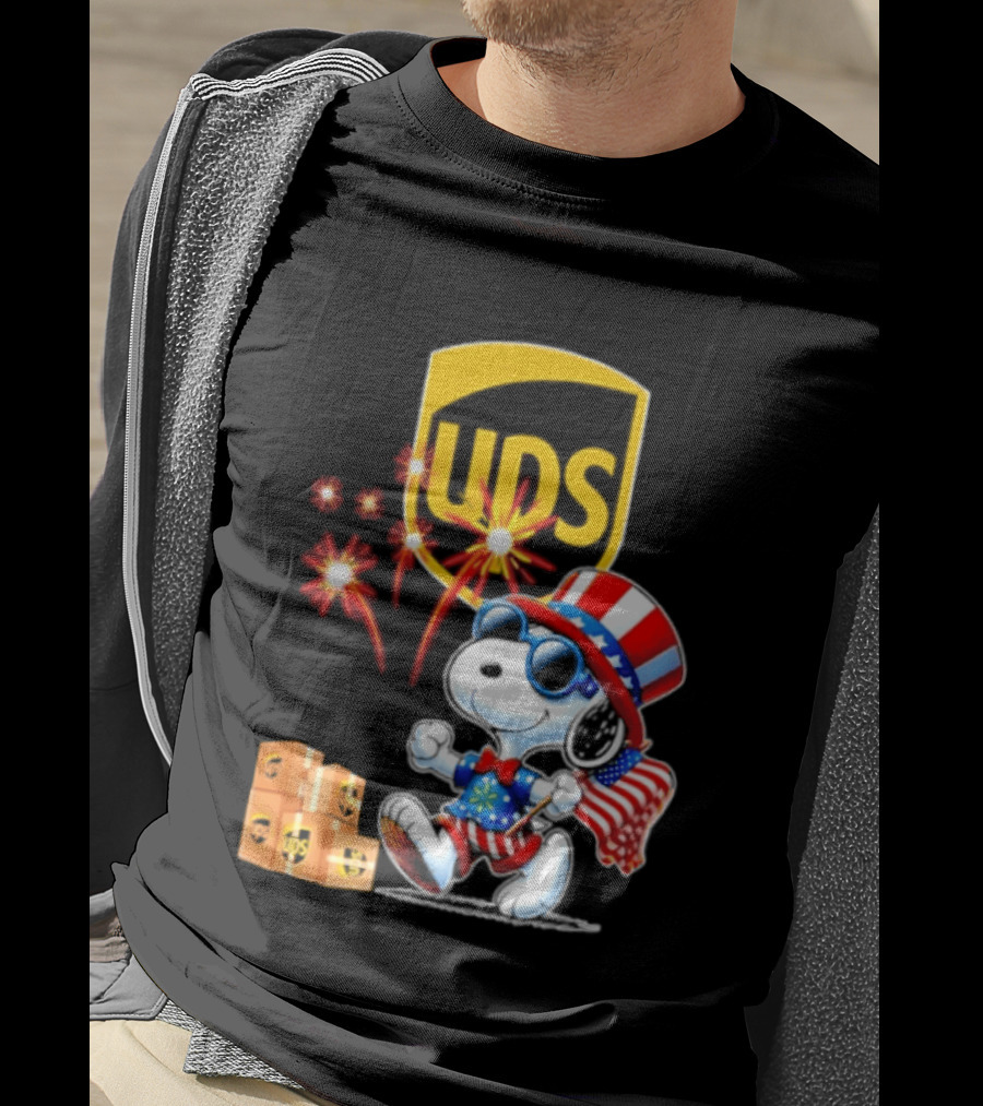 Snoopy UPS 250th Anniversary America 1776 2026 Celebration T-Shirt