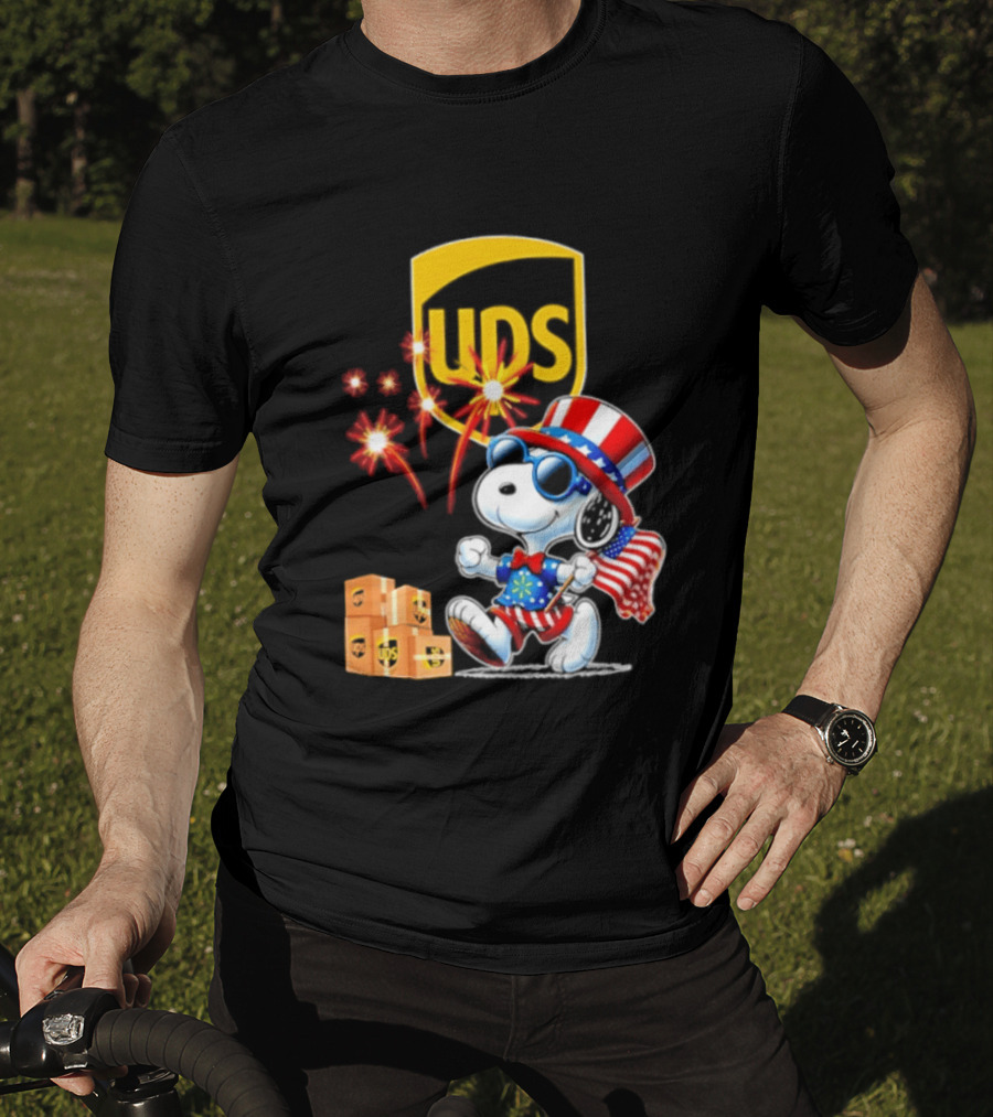 Snoopy UPS 250th Anniversary America 1776 2026 Celebration T-Shirt