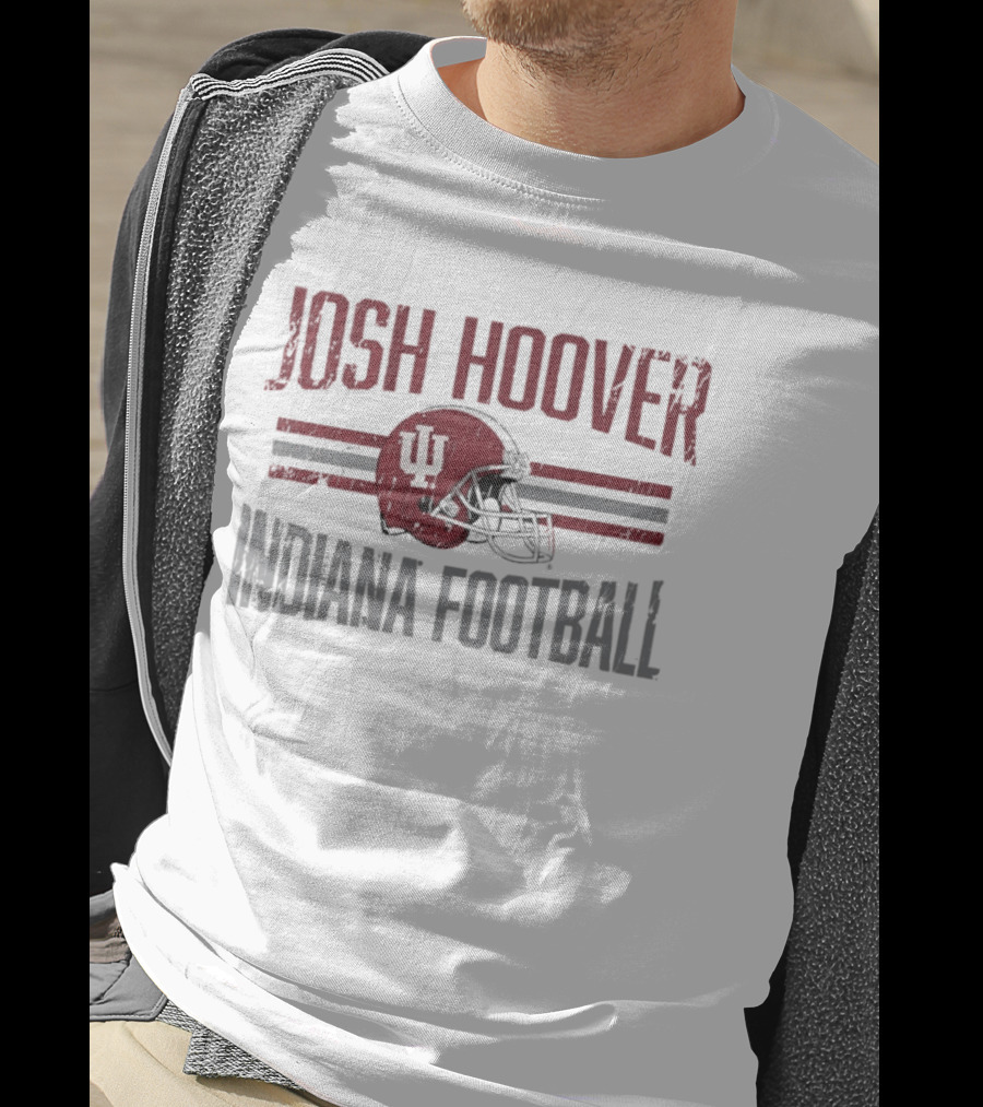 Josh Hoover Indiana Hoosiers Football NCAA Helmet Hero T-Shirt