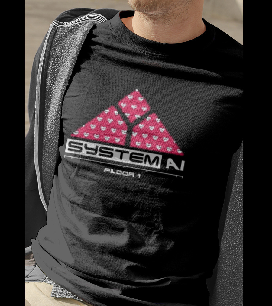 System AI Floor 1 Triangular Heart T-Shirt