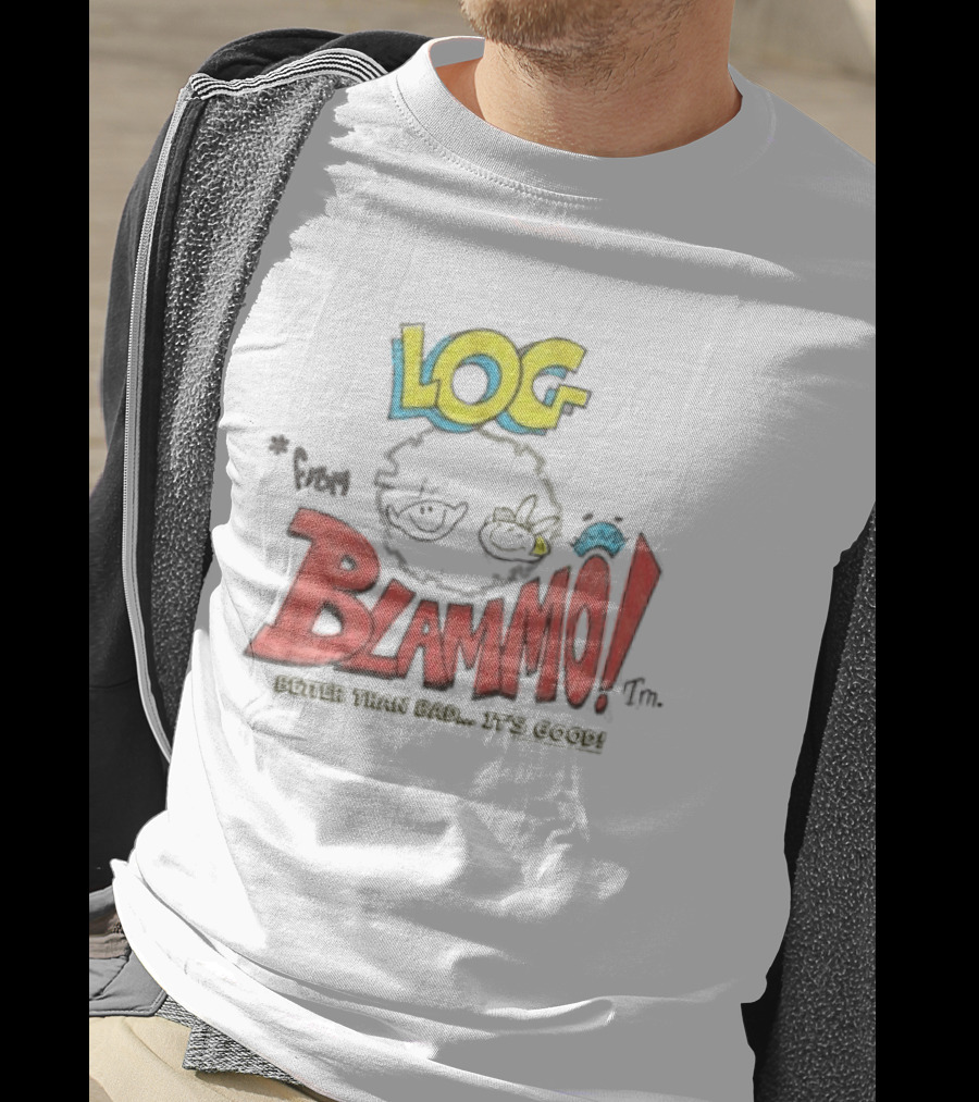 Log Blammo Better Than Bad It's Good Ren & Stimpy T-Shirt