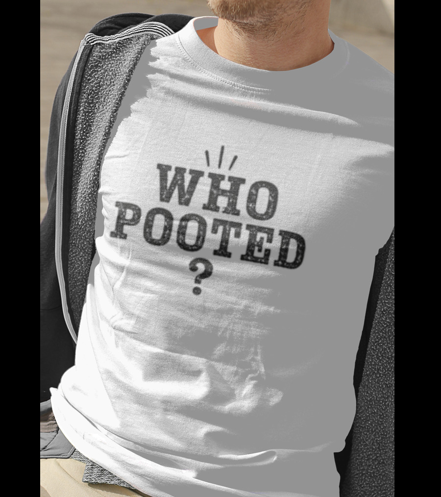 Who Pooted Humor Fart Joke Question Marks T-Shirt