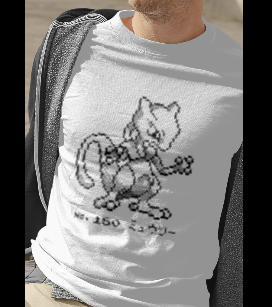 BTS RM Namjoon Uniqlo UT Pokemon Mewtwo Maitreya Fanglobal Collaboration T-Shirt