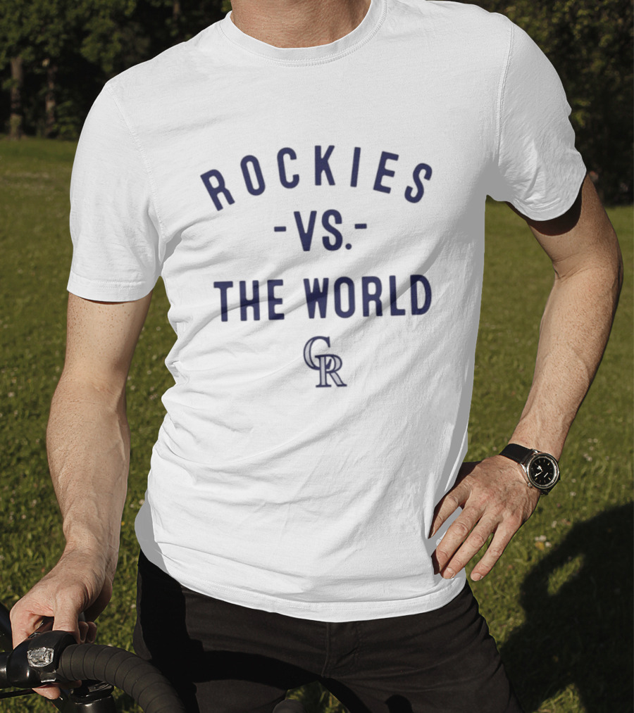 Rockies Vs The World CR 2026 MLB Season Colorado T-Shirt