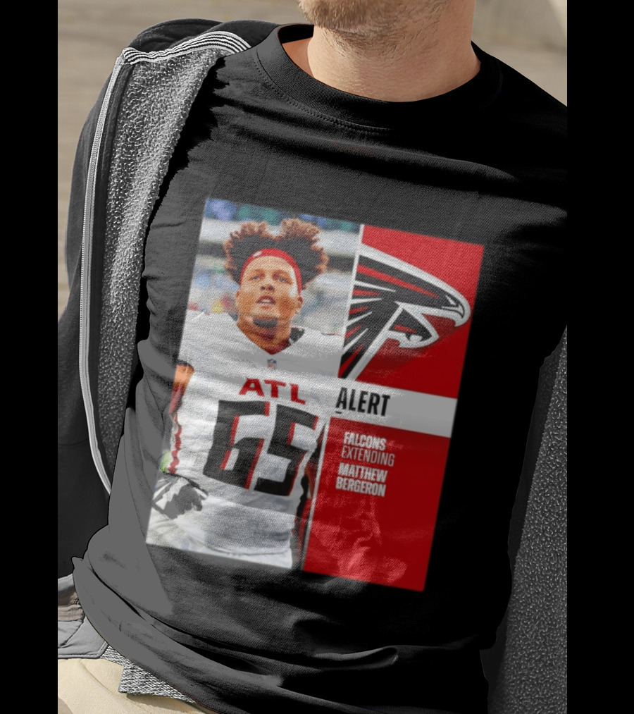 Atlanta Alert Falcons Extending Matthew Bergeron 2026 Season T-Shirt
