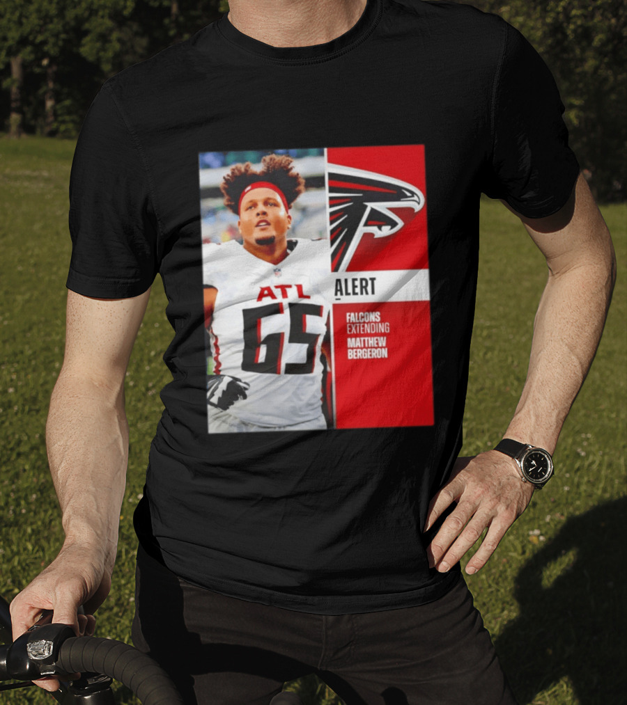 Atlanta Alert Falcons Extending Matthew Bergeron 2026 Season T-Shirt