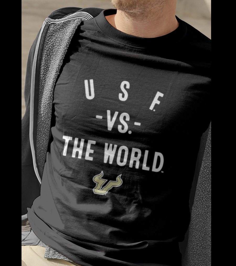 USF Bulls Vs The World 2026 NCAA Season South Florida T-Shirt