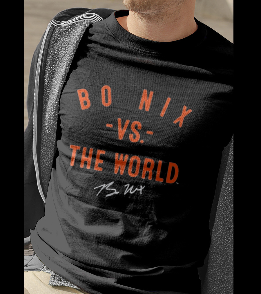 Bo Nix Vs The World Signature Collection T-Shirt
