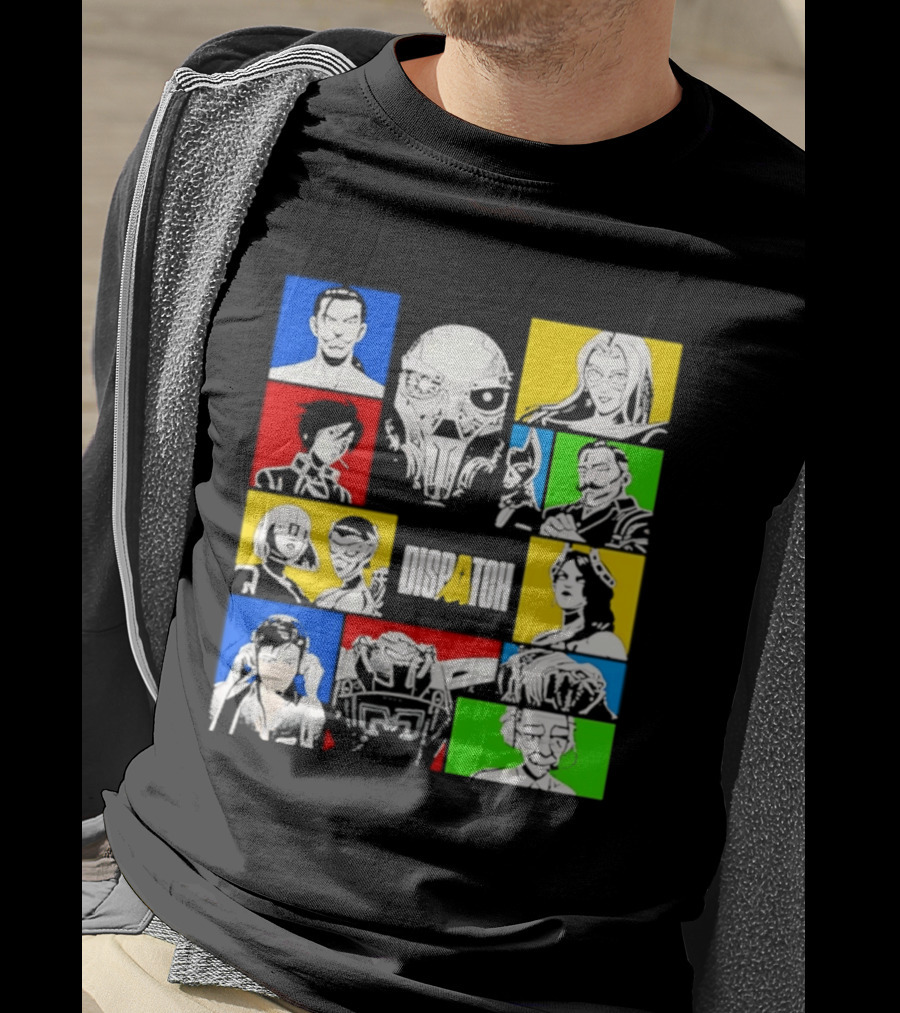 Blizzard Entertainment Over Hero Ensemble Characters T-Shirt