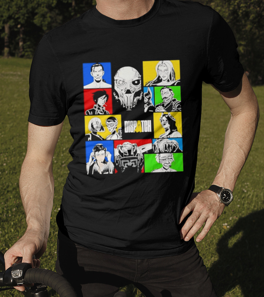 Blizzard Entertainment Over Hero Ensemble Characters T-Shirt