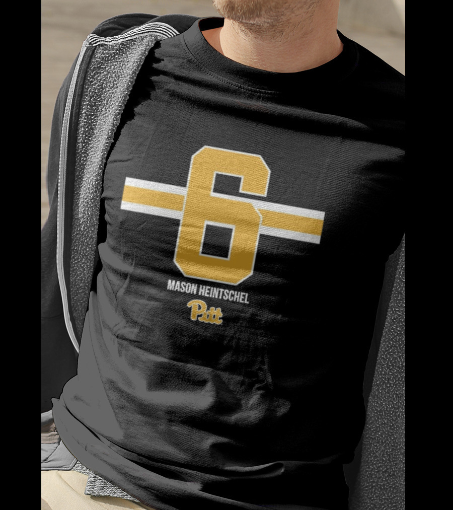 Mason Heintschel 6 Pitt Panthers NCAA Football T-Shirt