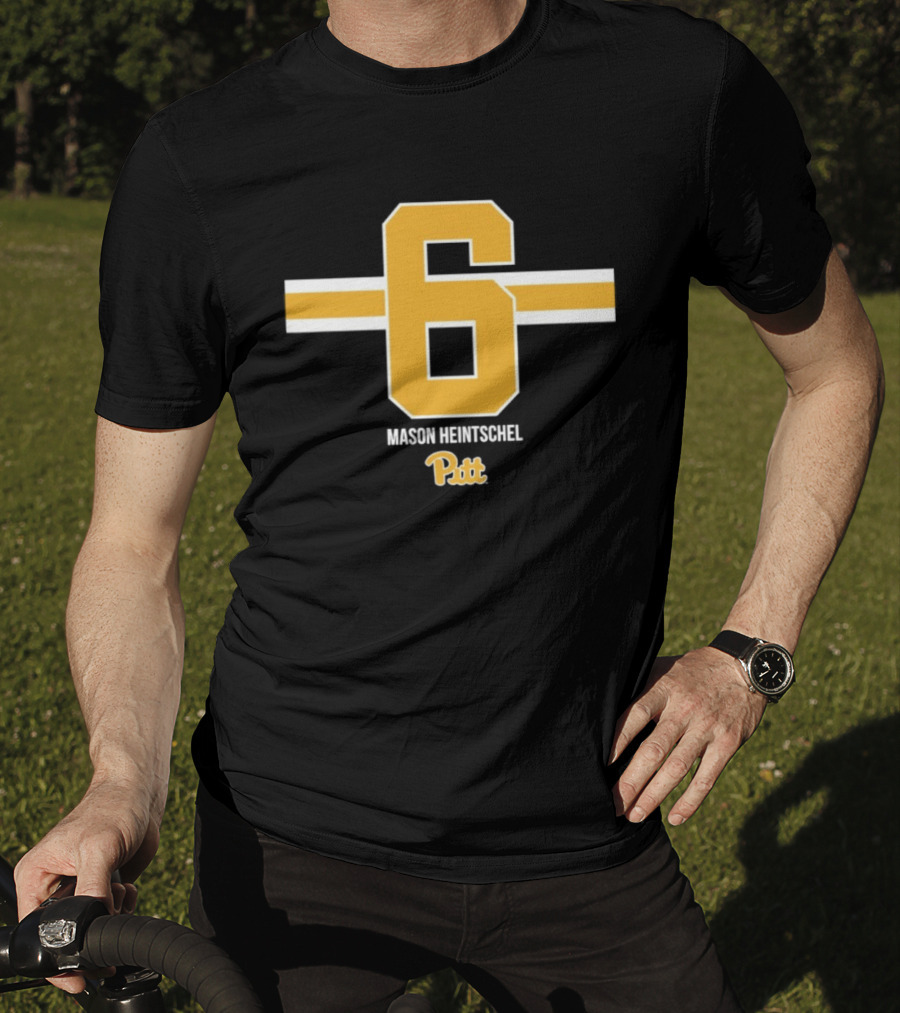 Mason Heintschel 6 Pitt Panthers NCAA Football T-Shirt