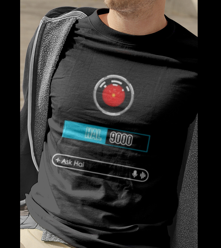 HAL 9000 Interface Ask Hal 2001 A Space Odyssey T-Shirt