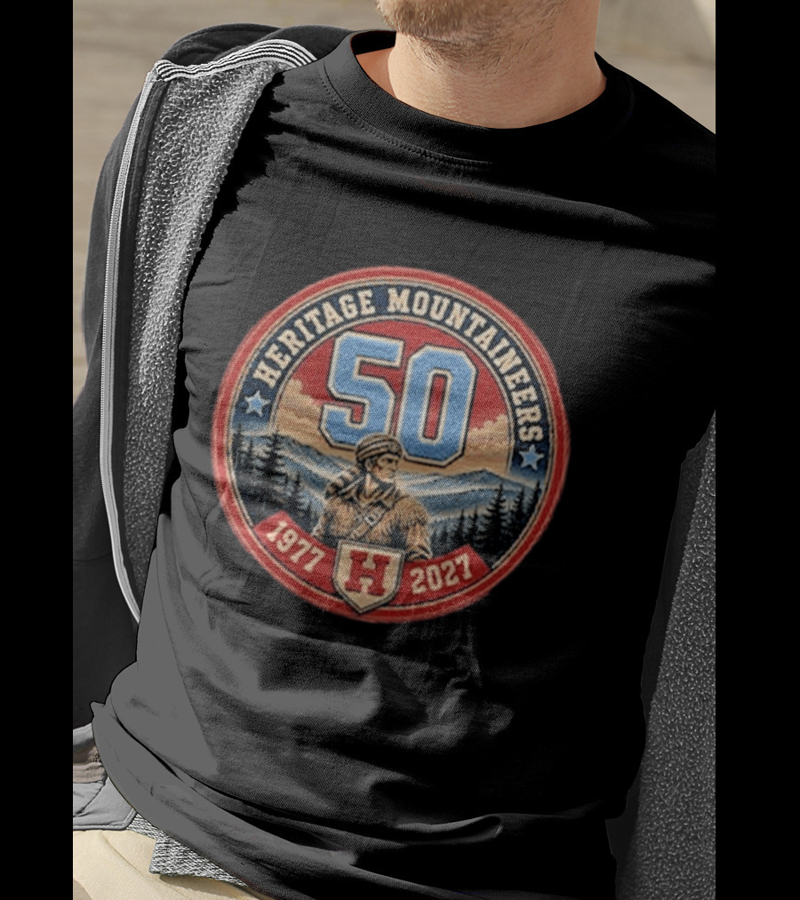 Heritage Mountaineers 50 1977 2027 Anniversary T-Shirt