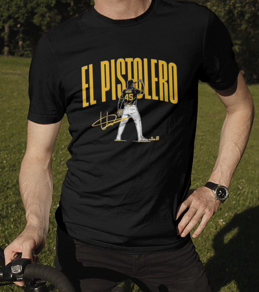 El Pistolero Abner Uribe 45 Signature Baseball Player T-Shirt