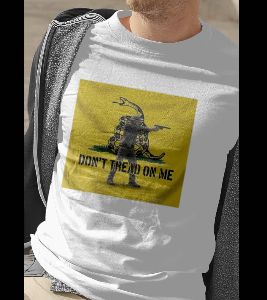 Jordan Salinas Don't Tread On Me Gadsden Flag Cowboy Gun T-Shirt