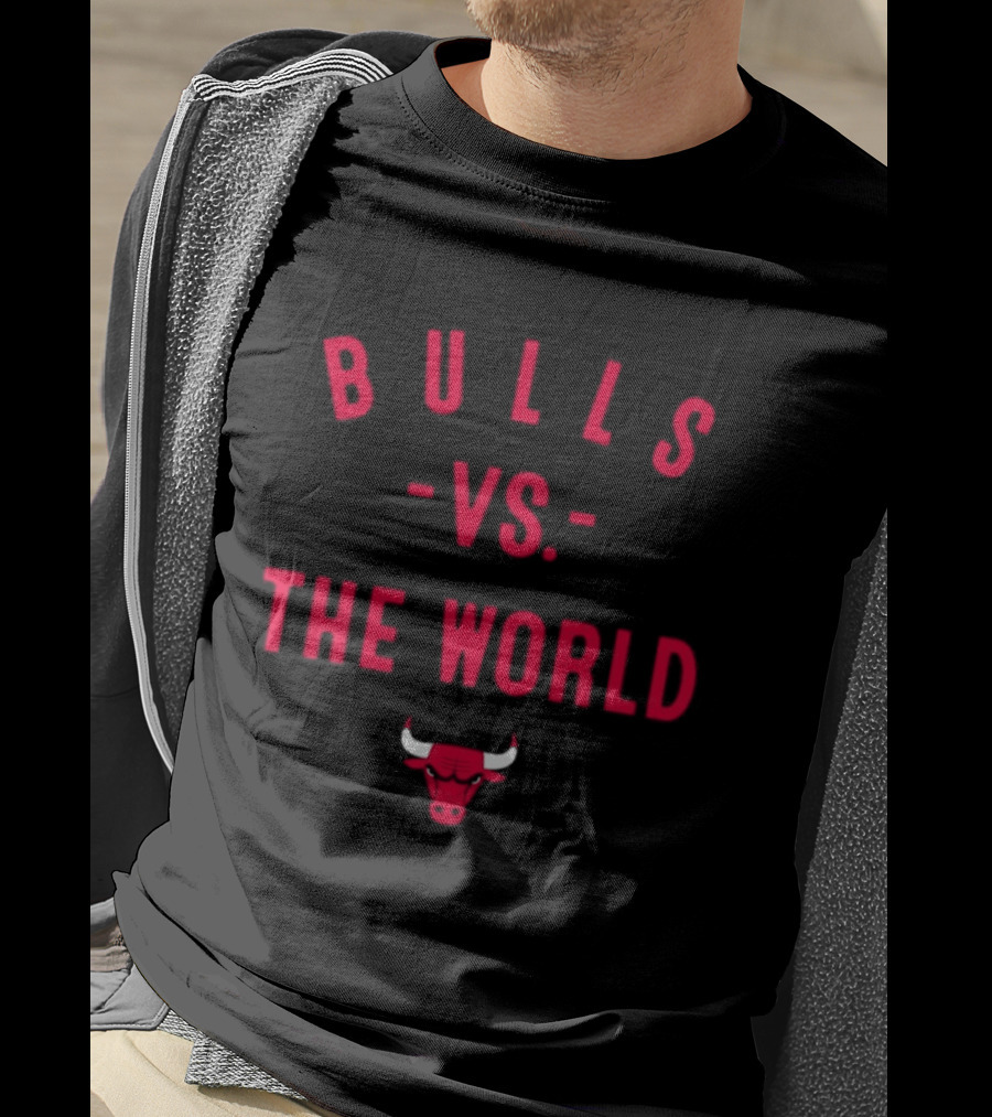 Chicago Bulls Vs The World NBA 2026 Bulls Face Nowbes T-Shirt