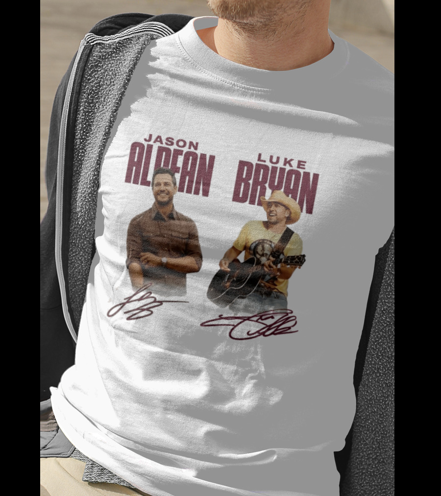 Montana Grizzlies Jason Aldean Luke Bryan Collaboration T-Shirt