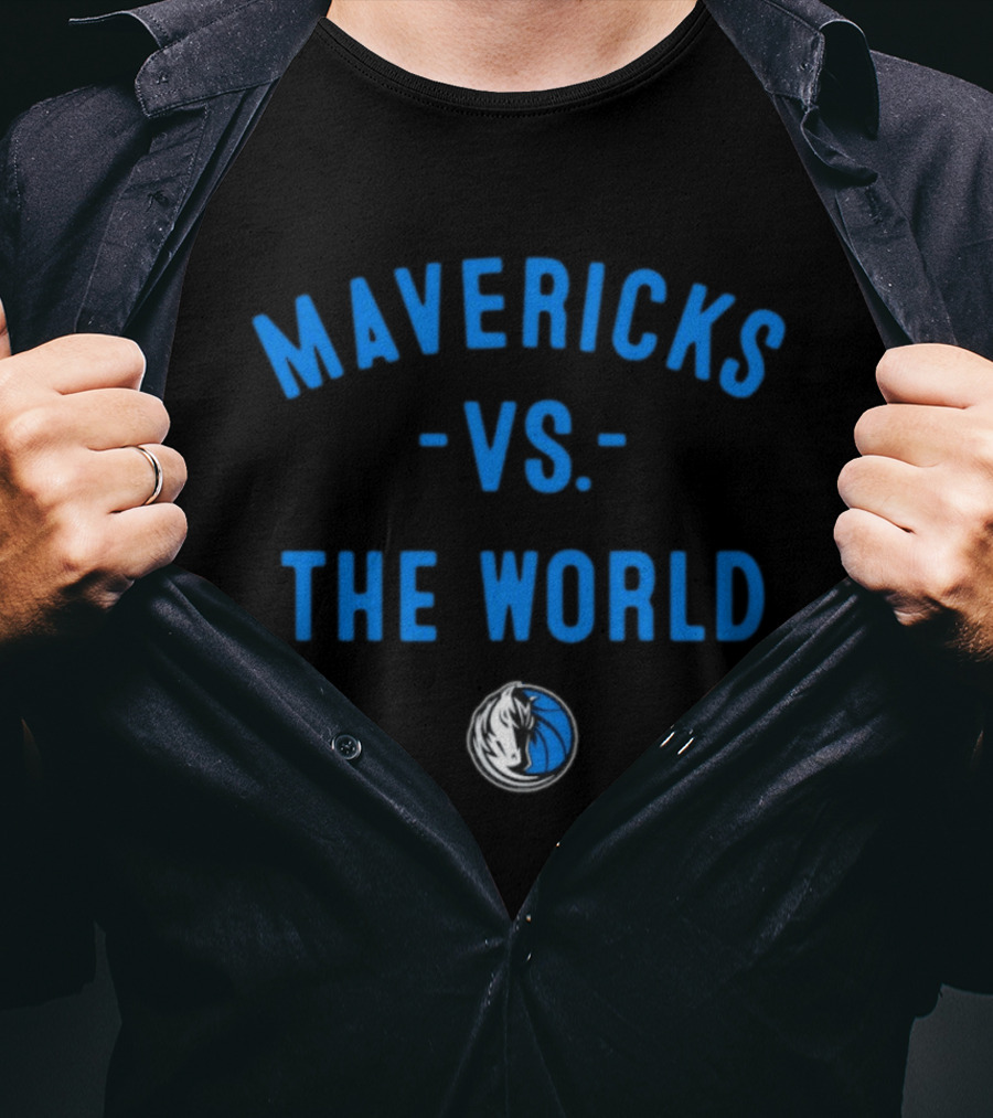 Mavericks Vs The World NBA 2026 Dallas Nowbes T-Shirt