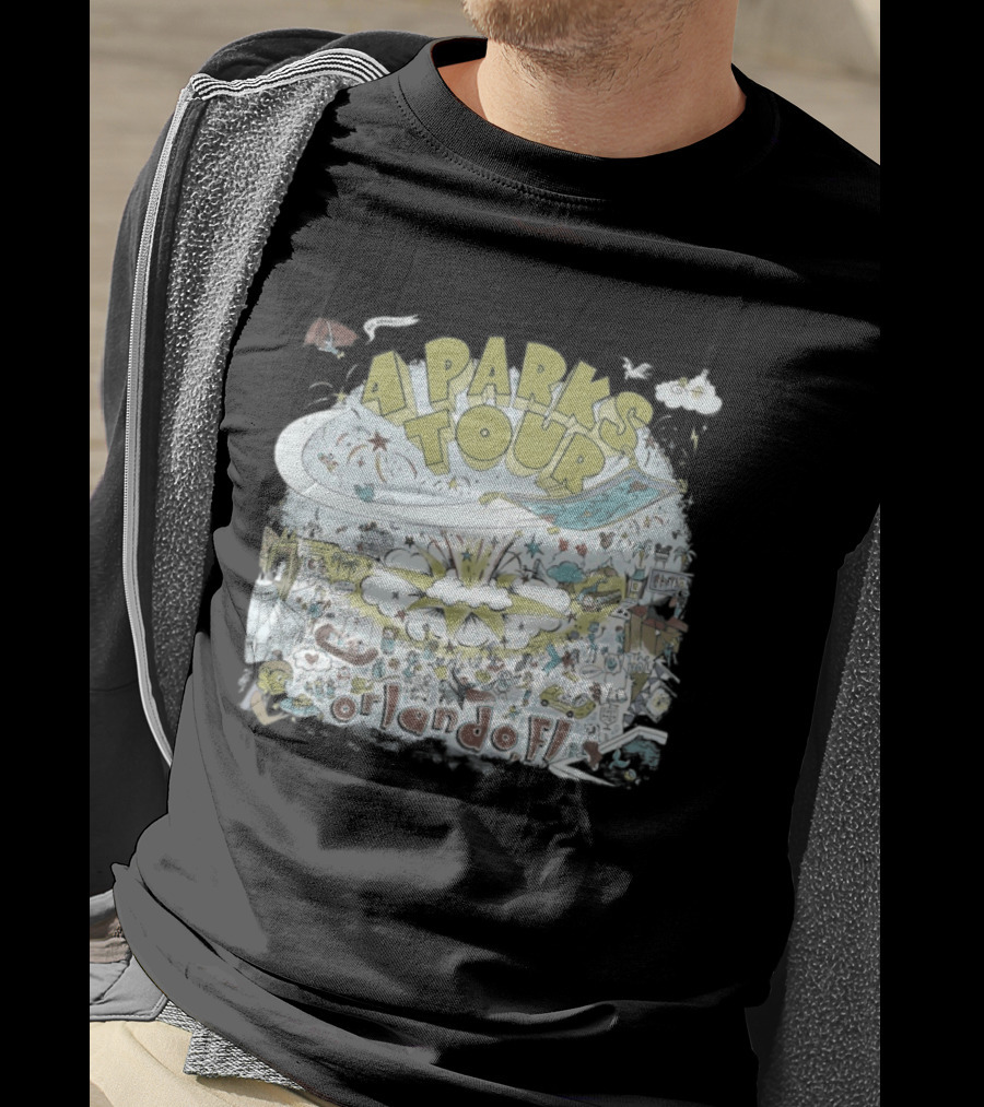 Dookie 4 Parks Tour Orlando FL Colorful Adventure T-Shirt