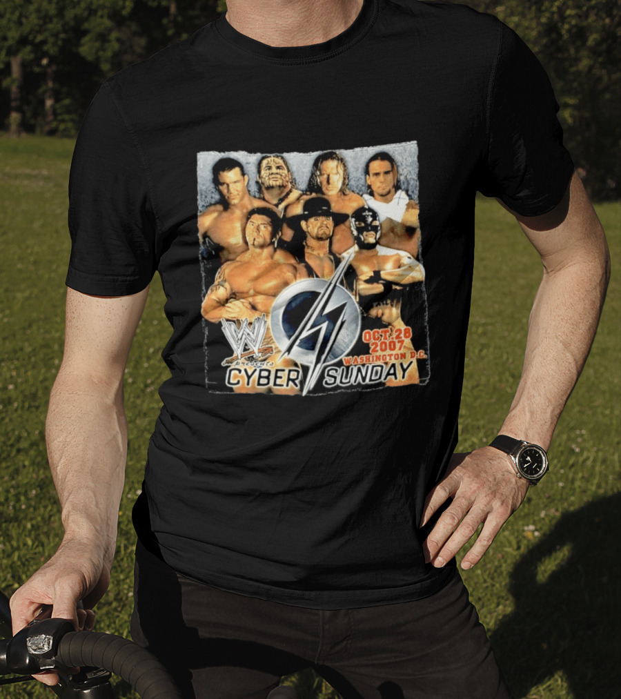 WWE Presents Cyber Sunday Oct 28 2007 Washington DC T-Shirt