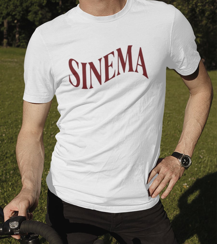 Rachel Sennott Sinema Bold Lettering T-Shirt