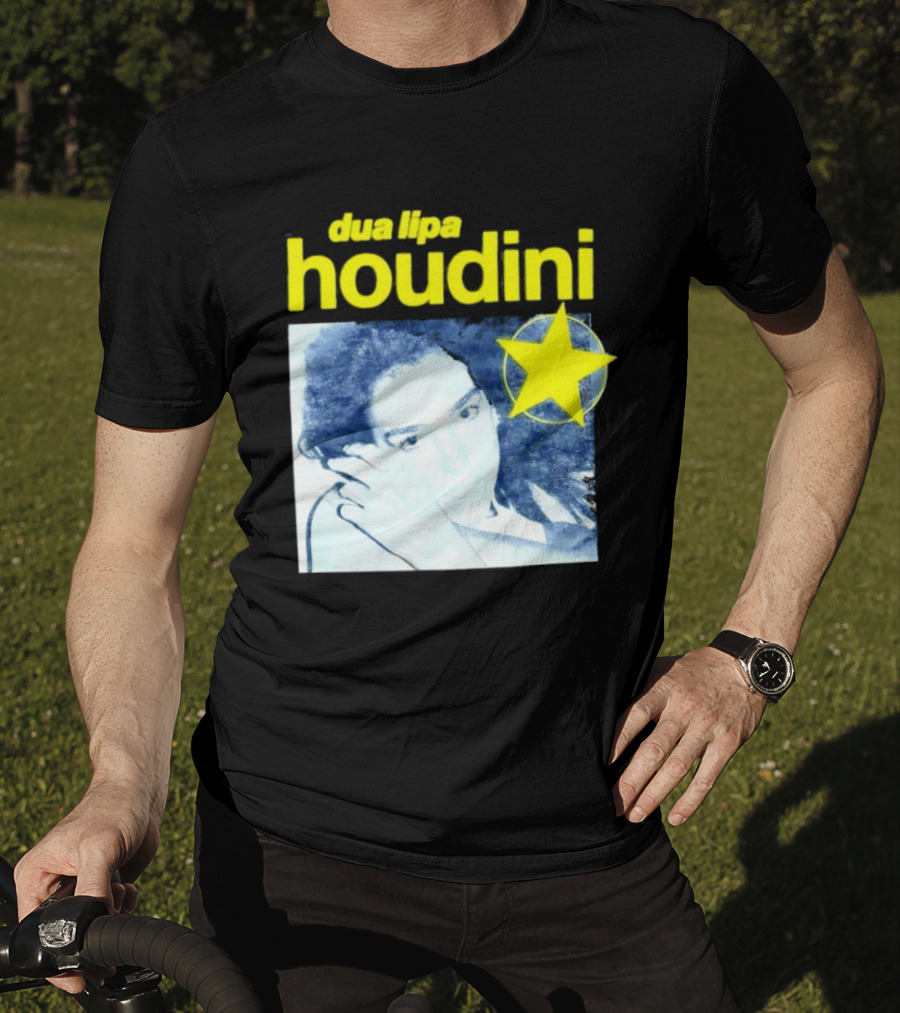 Dua Lipa Houdini Pop Music Radical Optimism Yellow Star T-Shirt