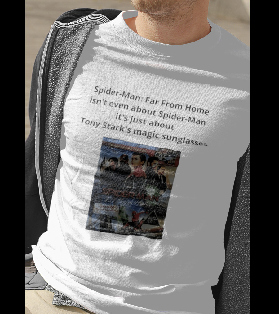 Spider Man Far From Home Magic Sunglasses Includes 48 Page Mini Book T-Shirt