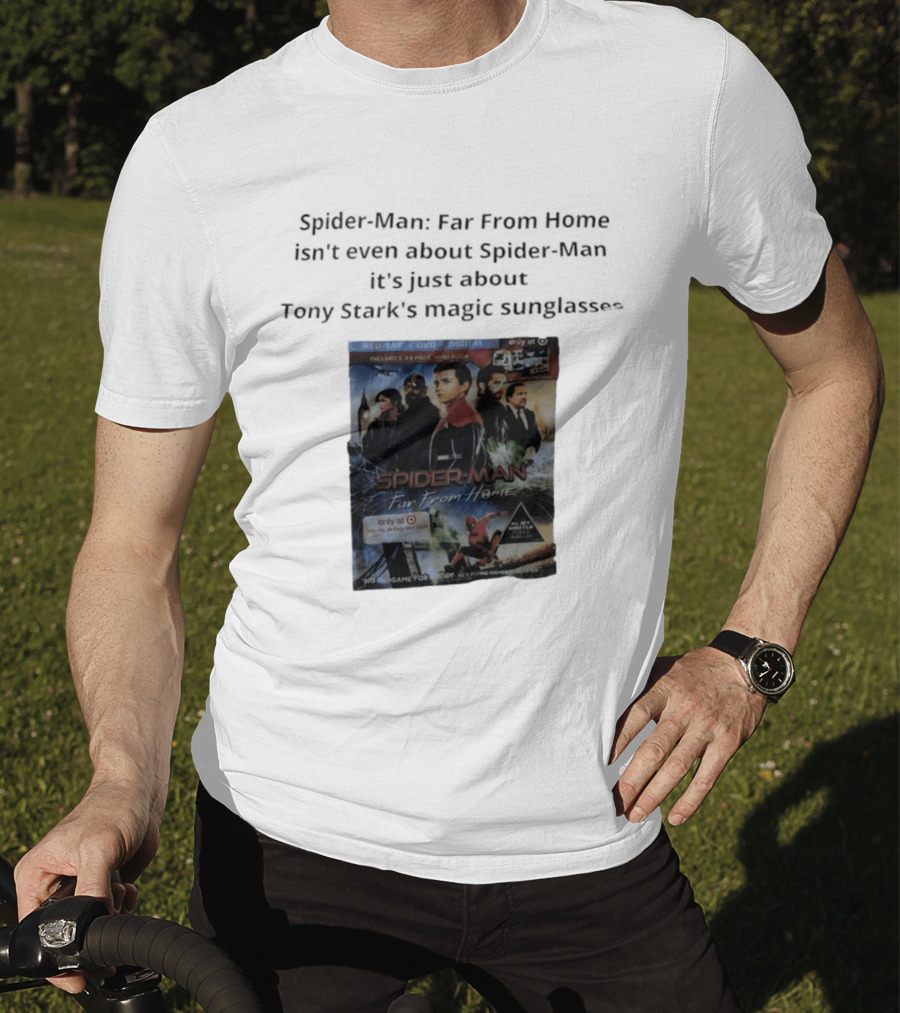 Spider Man Far From Home Magic Sunglasses Includes 48 Page Mini Book T-Shirt