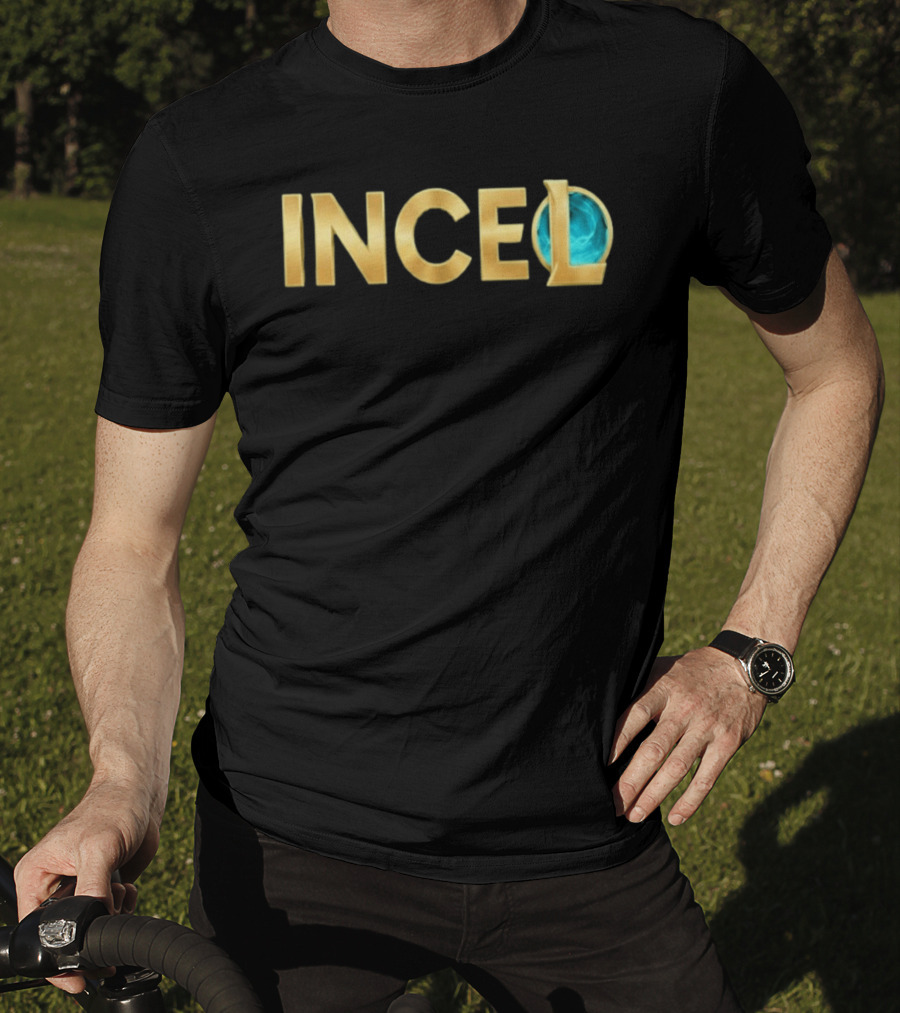 League Of Legends Incel Text With Blue Sphere Element T-Shirt