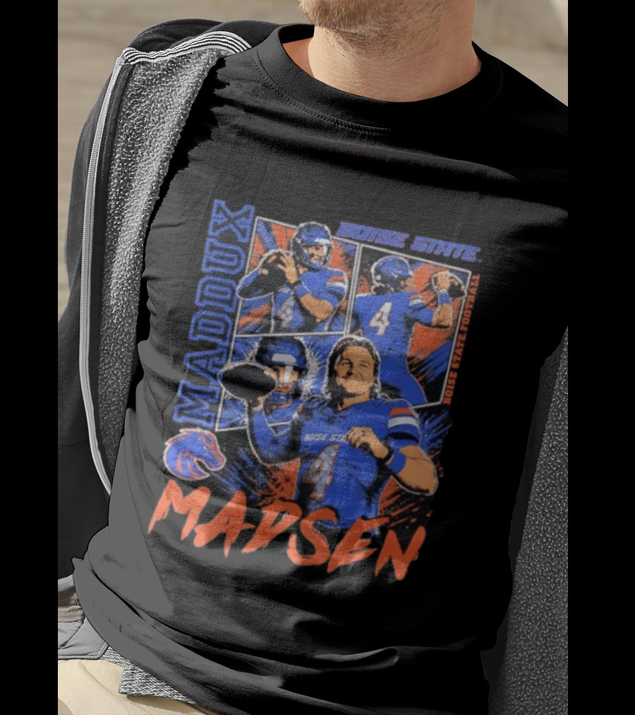 Maddux Madsen Boise State Broncos Football 2026 Big Ten Media Days T-Shirt