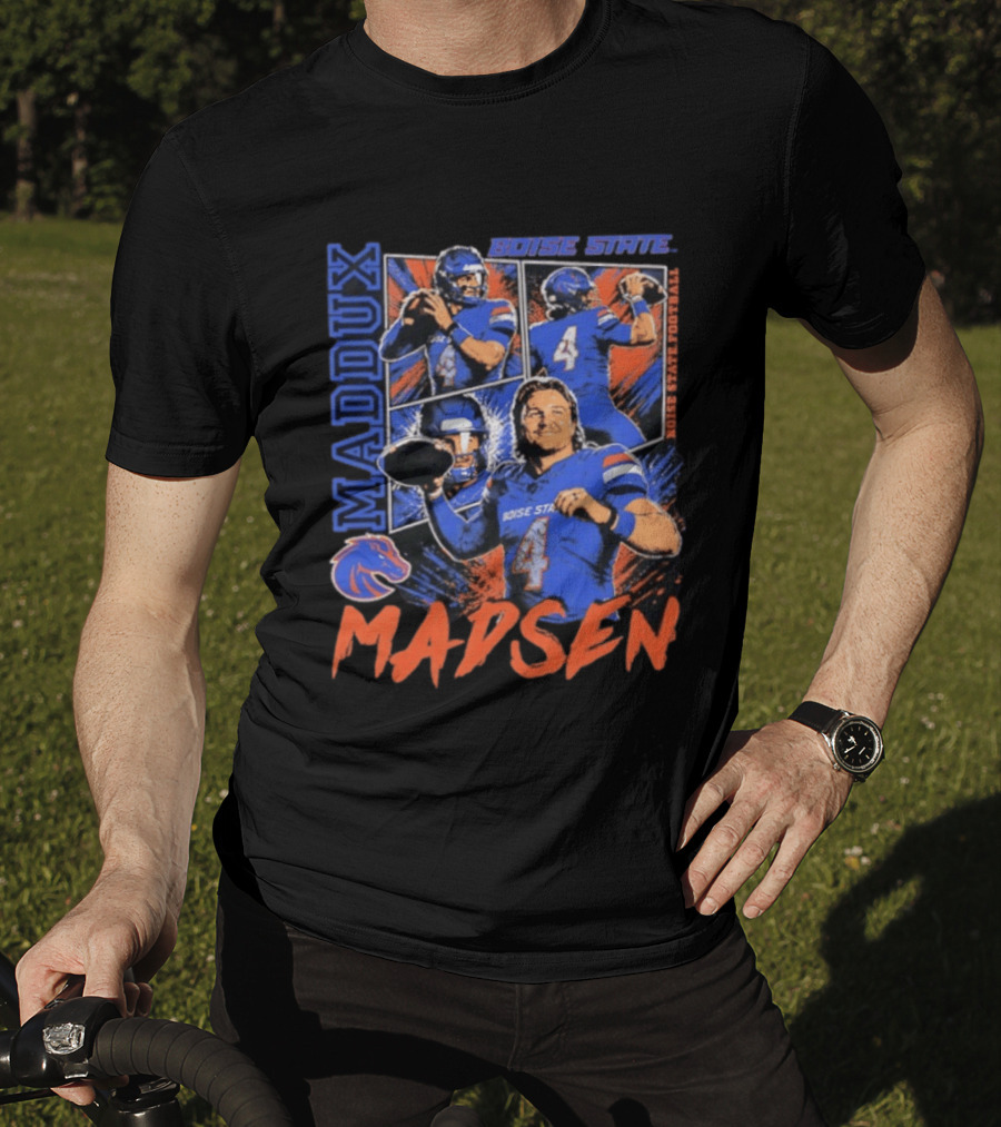 Maddux Madsen Boise State Broncos Football 2026 Big Ten Media Days T-Shirt
