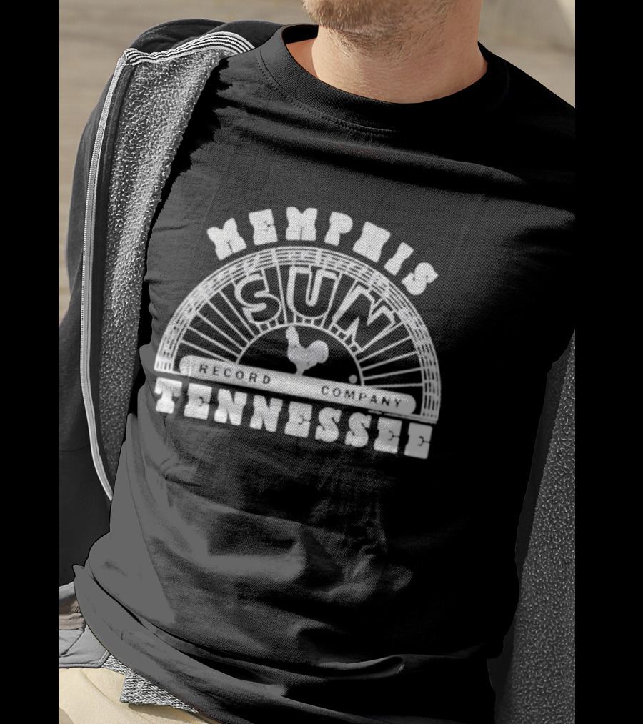 Memphis Sun Record Company Tennessee Rooster T-Shirt