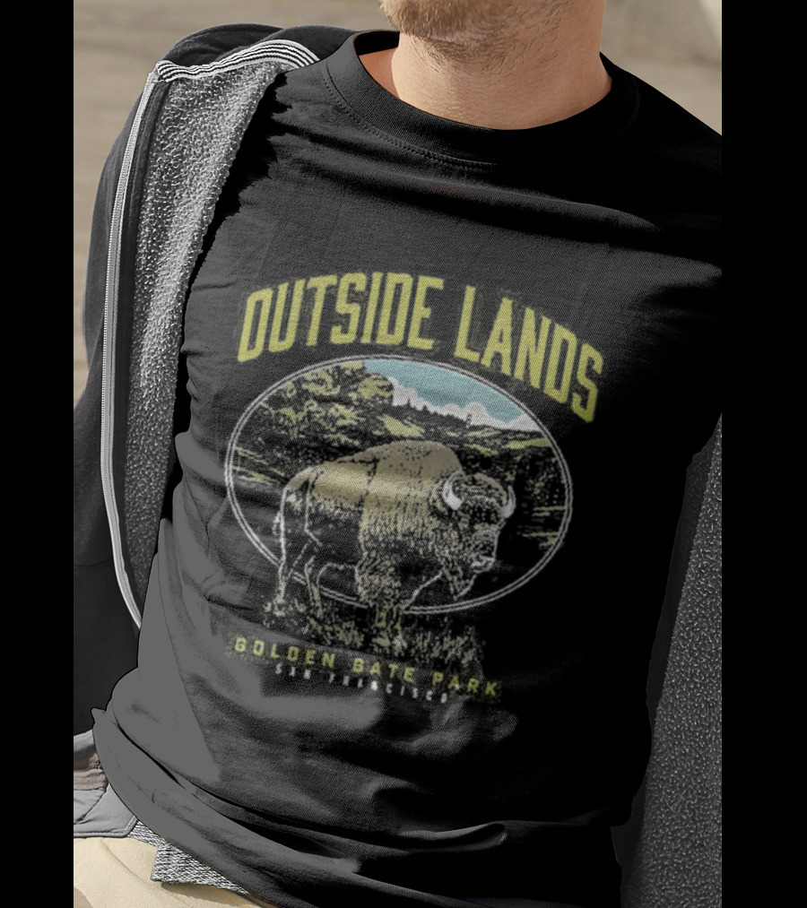 Outside Lands Golden Gate Park Bison San Francisco 2026 California T-Shirt