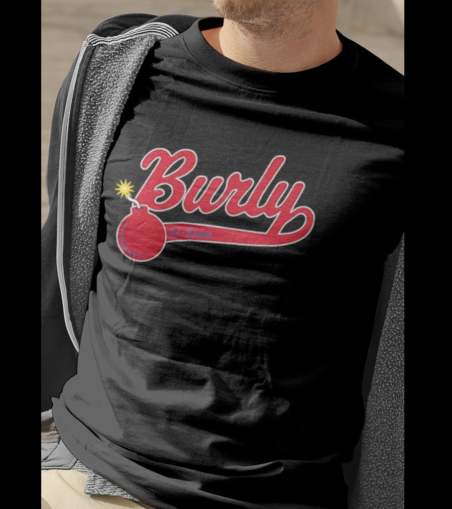 Alec Burleson Burly Bomb St Louis Cardinals MLB 2026 T-Shirt