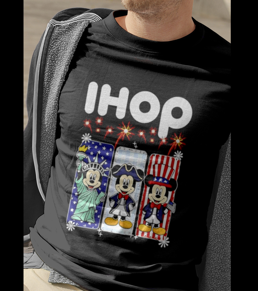 IHOP Mickey Mouse America 250th Anniversary Celebration T-Shirt