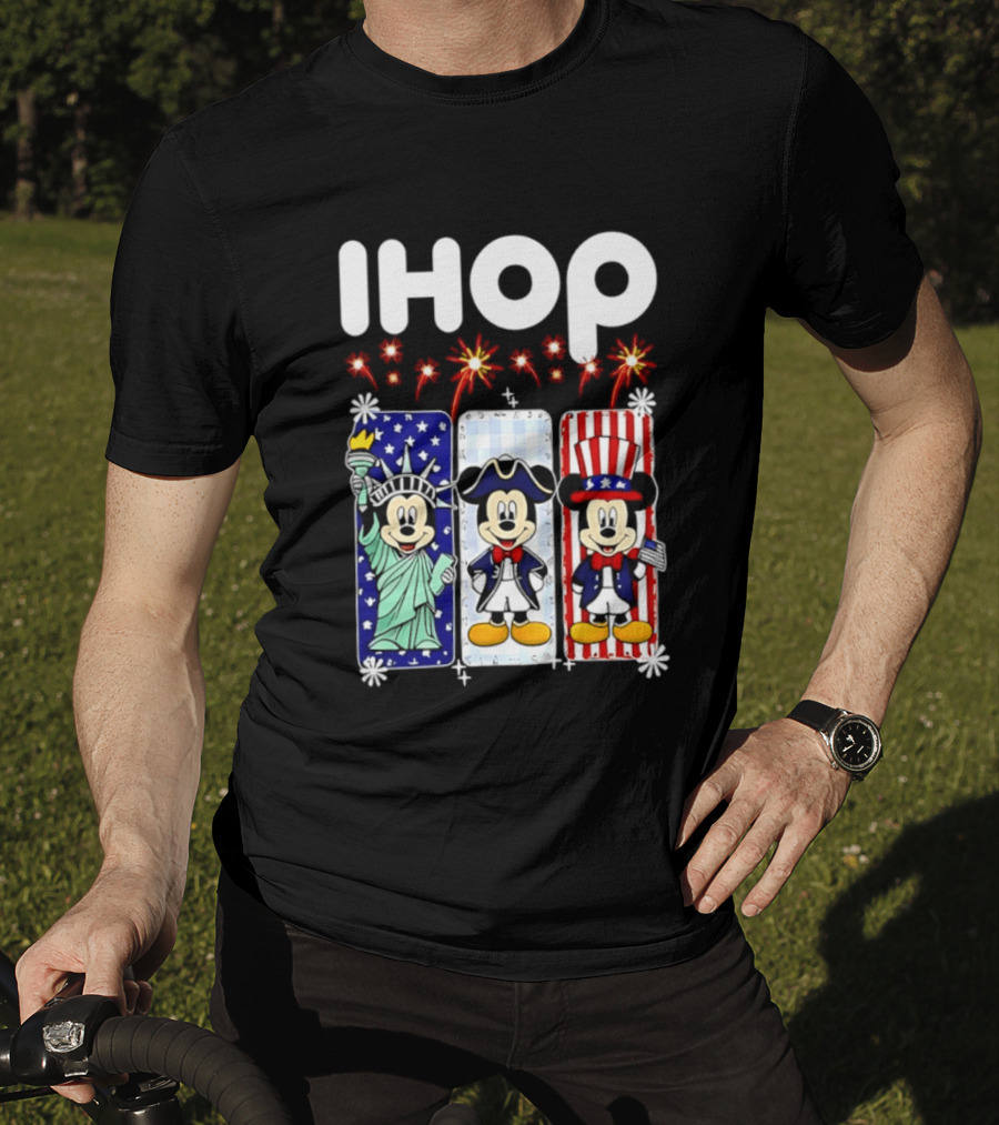 IHOP Mickey Mouse America 250th Anniversary Celebration T-Shirt