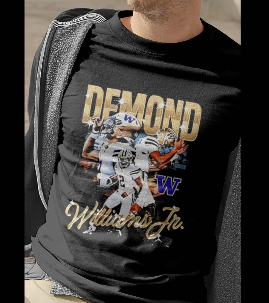 Demond Williams Jr. Washington Huskies Football 2026 Big Ten Media Days T-Shirt