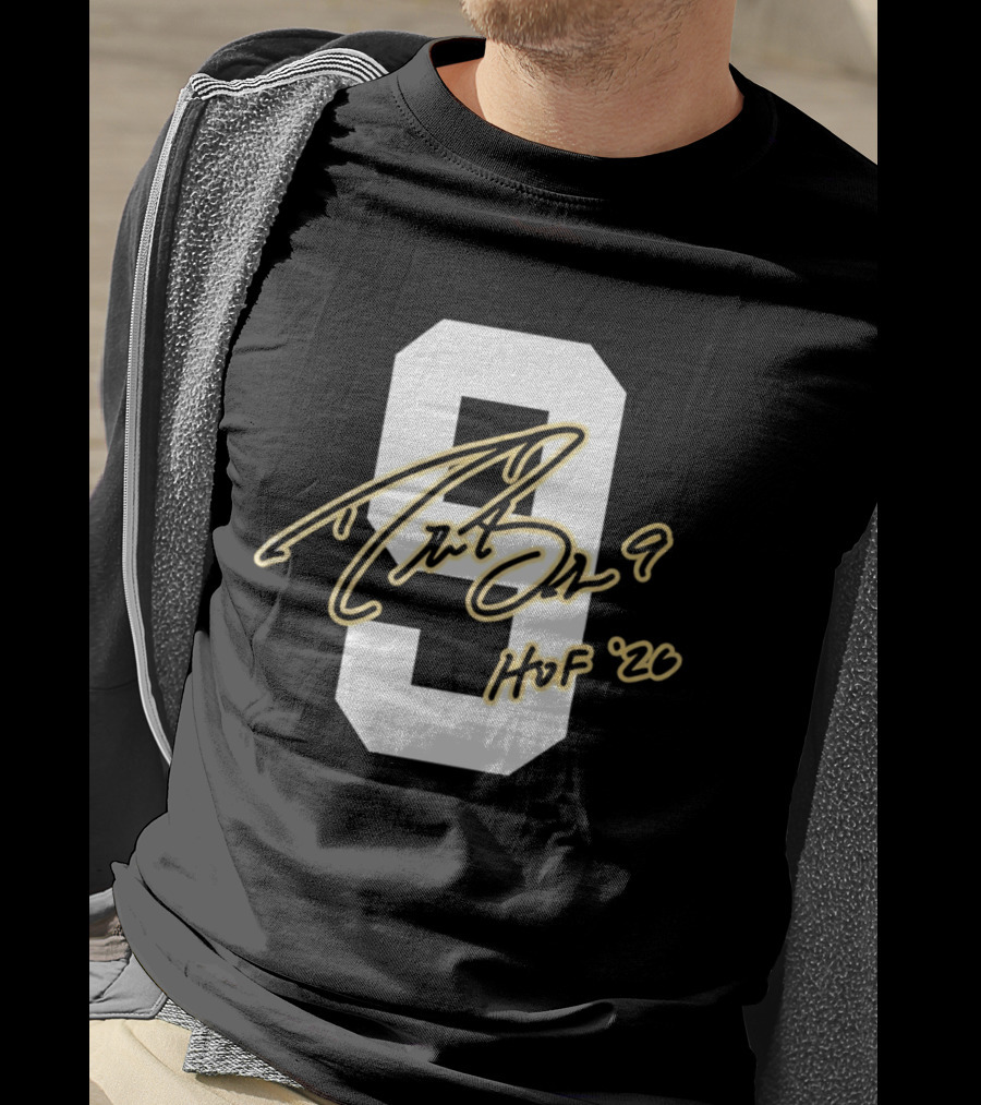 Drew Brees 9 HOF 2026 Elected Saints T-Shirt