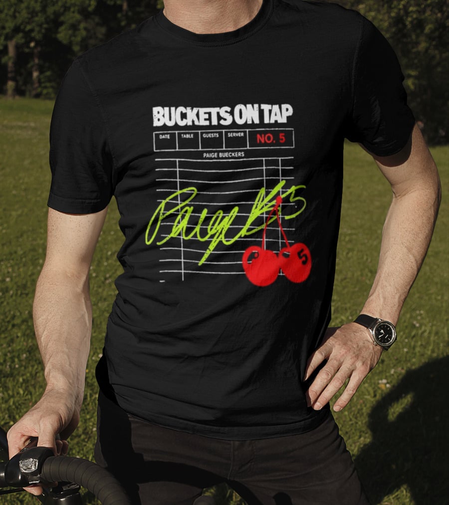 Buckets On Tap Paige Bueckers No. 5 T-Shirt