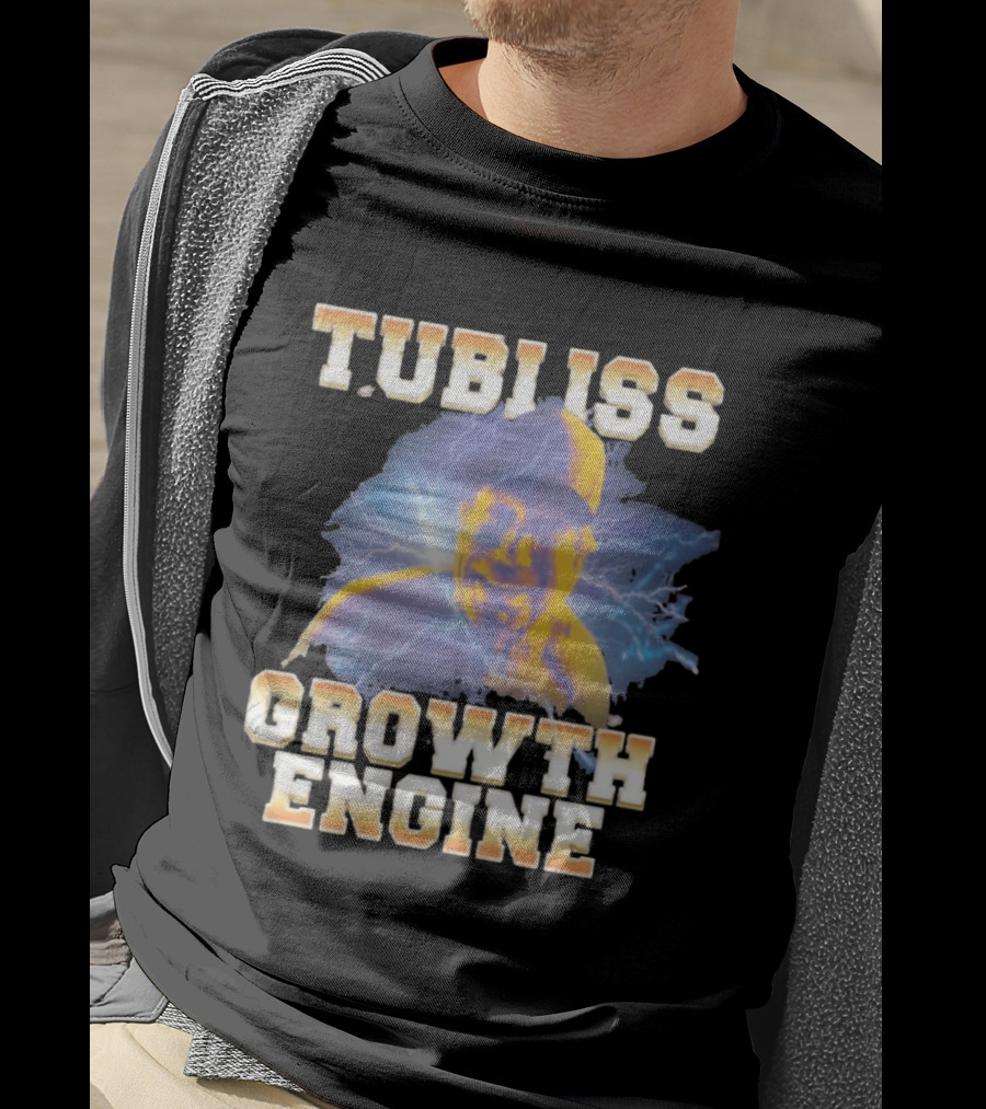 Tubi Iss Growth Engine Electric Blue Lightning T-Shirt