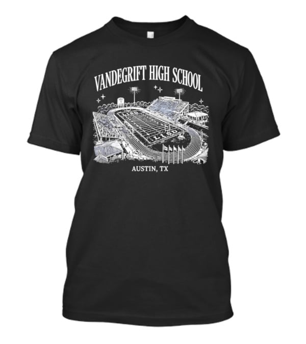 Vandegrift High School Stadium Austin TX Venue Landscape T-Shirt
