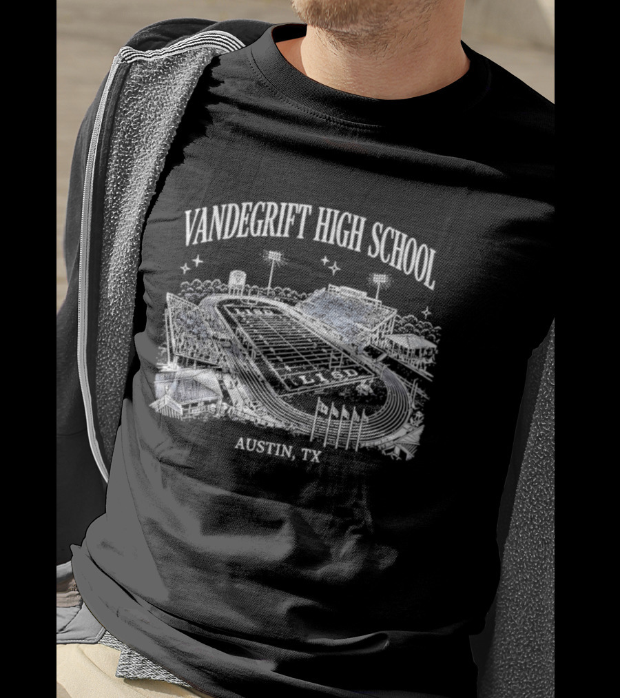 Vandegrift High School Stadium Austin TX Venue Landscape T-Shirt
