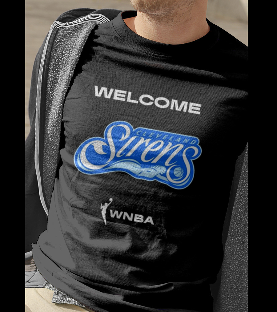 Welcome Cleveland Sirens WNBA 2026 Logo Debut T-Shirt
