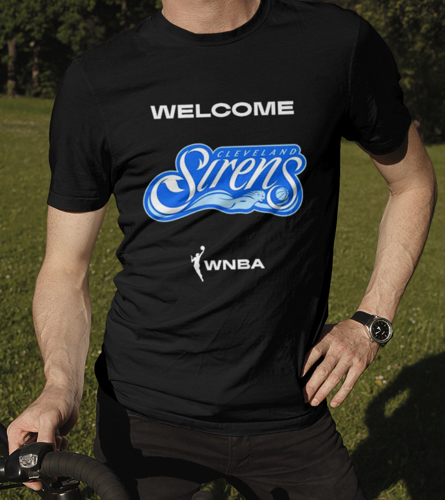 Welcome Cleveland Sirens WNBA 2026 Logo Debut T-Shirt