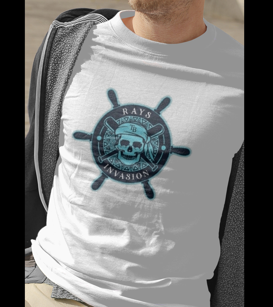Rays Invasion TB Skull And Crossbats Helm 2026 Giveaway T-Shirt