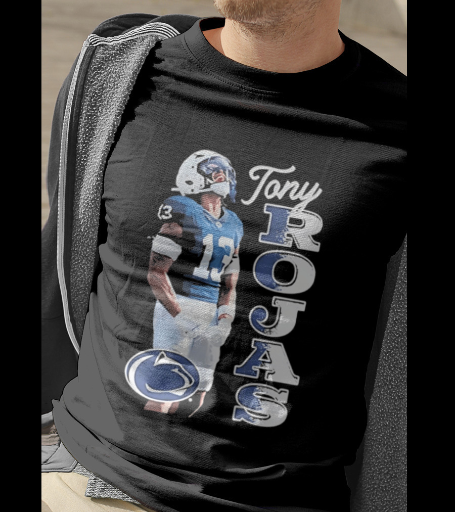 Tony Rojas Nittany Lions Football 13 2026 Big Ten Media Days T-Shirt