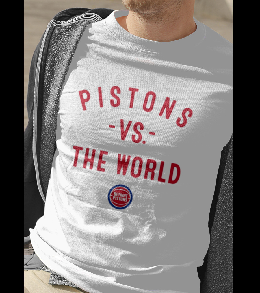 Detroit Pistons Vs The World NBA 2026 Nowbes T-Shirt