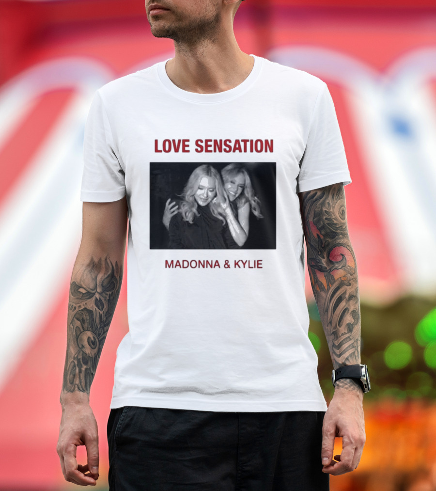 Madonna Kylie Love Sensation 2026 Remix T-Shirt