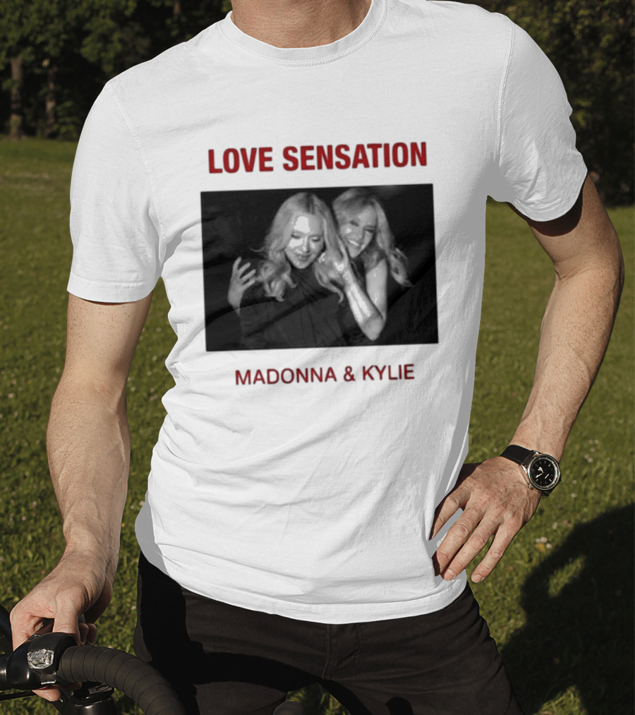 Madonna Kylie Love Sensation 2026 Remix T-Shirt